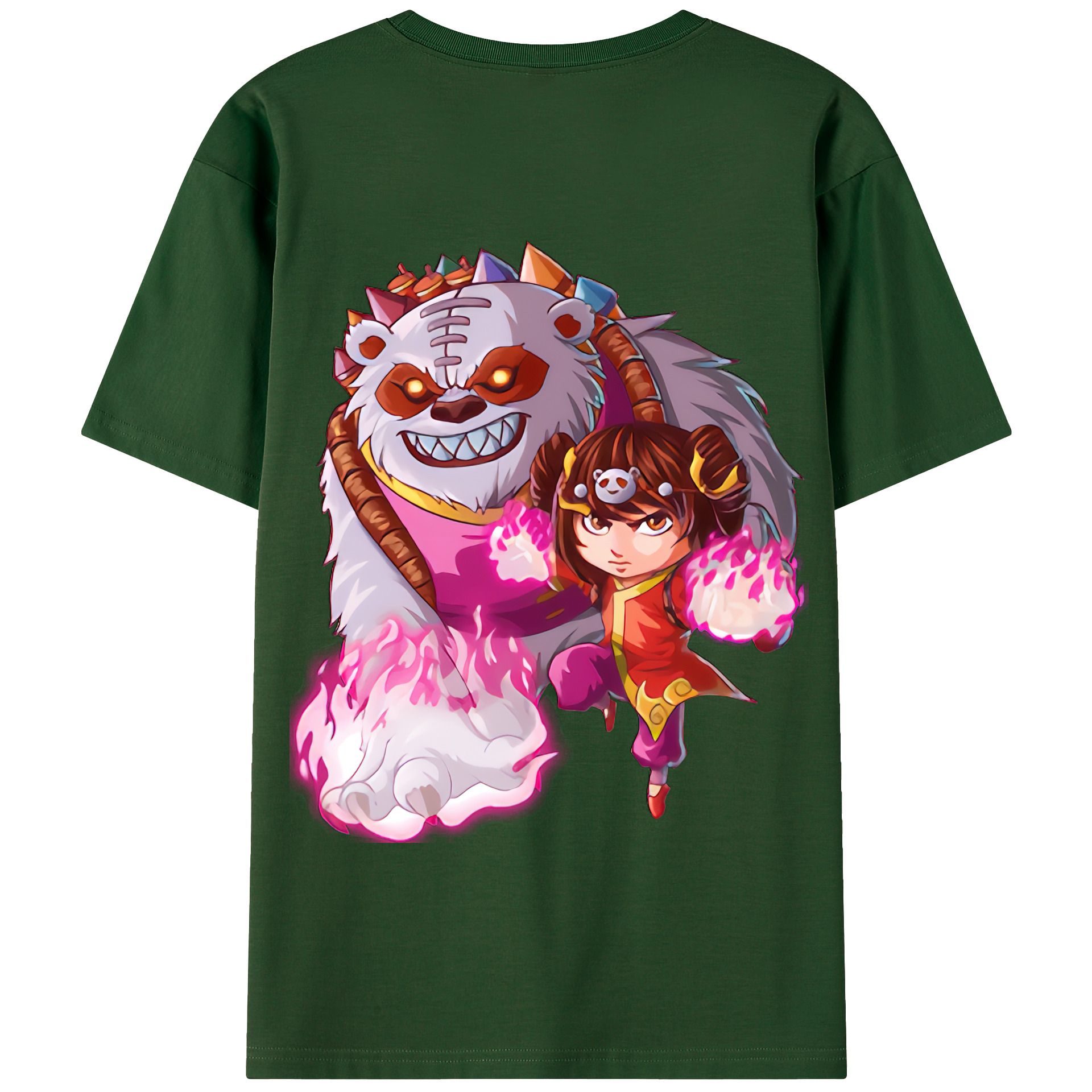 リーグ・オブ・レジェンド League of Legends LOL 綿100％半袖Tシャツ（背面プリント）